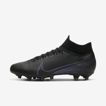 Nike Mercurial Superfly 7 Pro AG-PRO - Női Focicipő - Fekete/Fekete